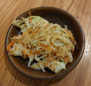 Cauliflower Turnip cake 蘿蔔椰菜煎餅 (Vegan) at Black Window - 黑窗里 in Kowloon