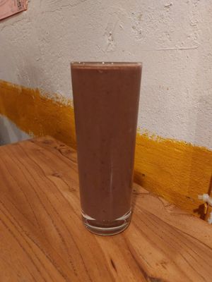 Blueberry Chocolate Milkshake 藍莓朱古力奶昔 at Black Window - 黑窗里 in Kowloon