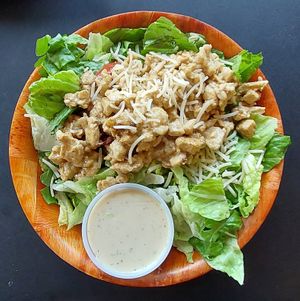 Ceasar salad at Vegans Are Us in Atlantic City