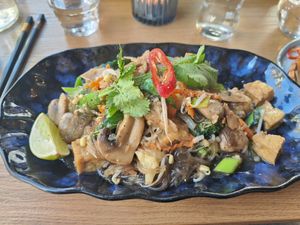 Vegan glasnudels at Ngon in Gothenburg