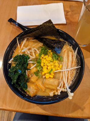 Vegan miso ramen 🍜❤️🍜 at Haru in Reno
