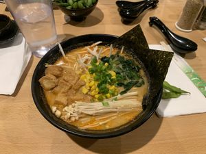 Vegan Miso Ramen  at Haru in Reno