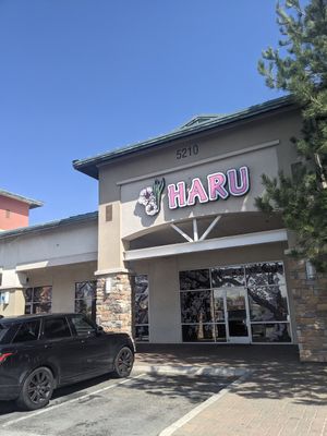 Storefront/entrance at Haru in Reno