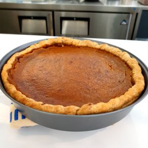 pumpkin pie at Pinch Brunch Bar in Seoul