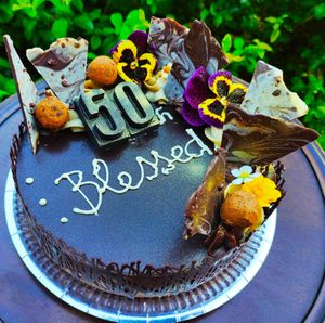 Raw Triple Chocolate Celebration Cake 🎂 at Gabe's Special Cakes in Distington