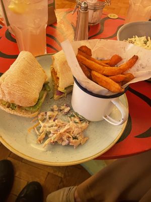 Falafel ciabatta   at Lounges - Lupo Lounge in Wolverhampton