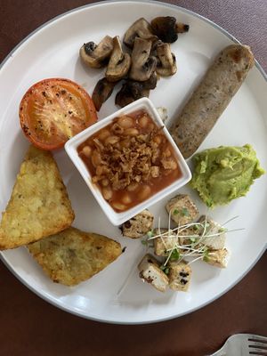 Vegan breakfast at Caffi Y Ragna in Haverfordwest