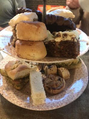  Vegan afternoon tea at Victoria & Albert Inn in Whitley Bay