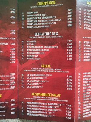 I asked the chef and he said number 31, 32, 40, 41, 53 and 63 are vegan. at Bao An in Potsdam