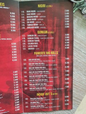 Ask the chef if some of the sushi and nigiri are vegan at Bao An in Potsdam