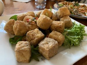 Best salt and pepper I’ve had! at Loving Hut in Richmond