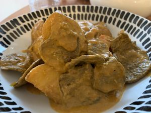 ‘Beef’ rendang. Not my fave, but ok   at Loving Hut in Richmond