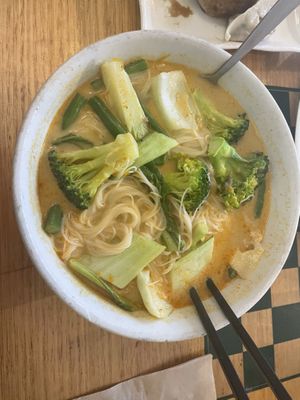 Laksa   at Loving Hut in Richmond