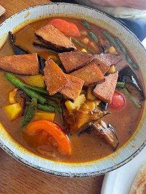 Assam curry  at Loving Hut in Richmond