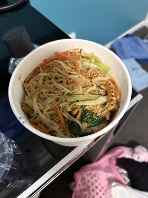 Chow mien  at Loving Hut in Richmond