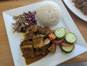 Nasi lemak at Loving Hut in Richmond