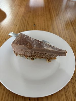 Chocolate cheesecake   at Loving Hut in Richmond