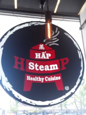 Sign in window at Hap Healthy Steam Cuisine in Vancouver