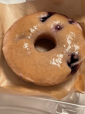 Lemon Blueberry Donut  at Taylor Made Vegan Eats in Glen Cove