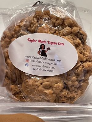 Oatmeal Raisin Cookie !!  at Taylor Made Vegan Eats in Glen Cove