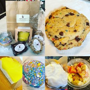 Variety of sweet treats !  at Taylor Made Vegan Eats in Glen Cove