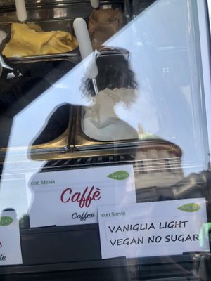 Coffee, vanilla   at Surya in Bergamo