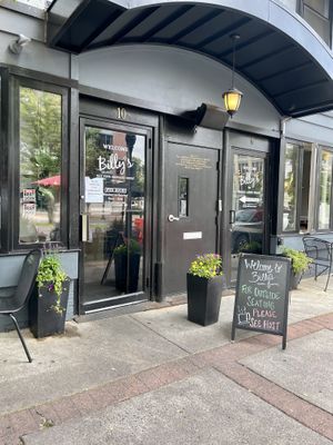 Available outside dining   at Billy's Downtown Diner in Bethlehem