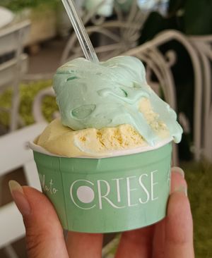 Latte menta e gran biscotto. at Gelati Cortese in Riccione