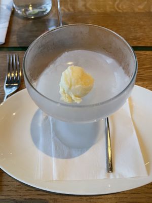 Palate cleanser #2  at Allora in Sacramento