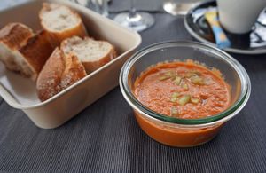 Gaspacho (vegan) at Vert et Bon in Yerres