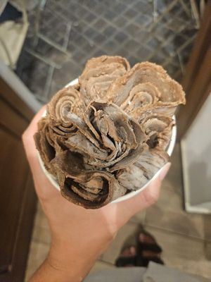 Dark chocolate and digestive at Domenico in Crete