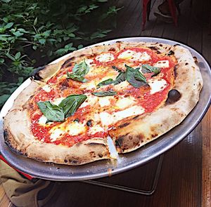 Pizza at Fornino in Brooklyn