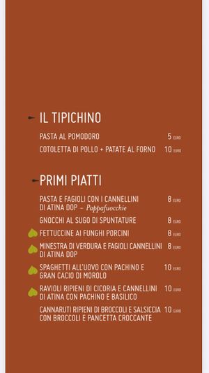 Vegan first dish: vegetables and Atina cannellini beans soup at Le Cannardizie in Atina