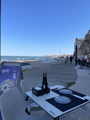 The view  at Foodline in Torrevieja