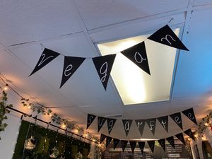 There’s a vegan banner!!!!! at Chill and Go in Hot Springs