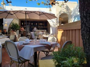Dining area #Veganuary at Ziba Cocina Mediterránea in Tijuana