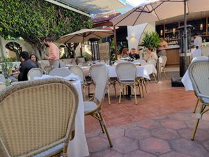 Dining area #Veganuary at Ziba Cocina Mediterránea in Tijuana