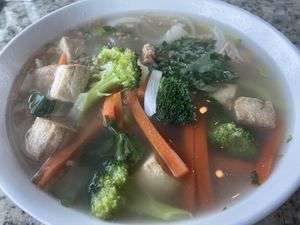 Vegan pho  at Healthy Pho in Port Charlotte