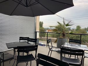 Outdoor seating at The Penny in Mission