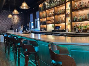 Andaaz Asheville - bar area inside  at Andaaz in Asheville