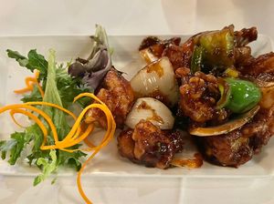 Gobi Manchurian appetizerr  at Andaaz in Asheville