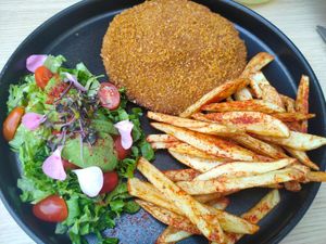Milanesa at Buena Vida - Plant Based Bar in Queretaro