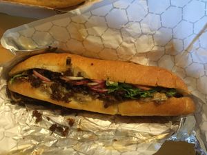 Yuba hoagie at Littleburg Vegetable Kitchen in Somerville