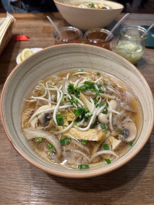 Vegan pho  at VietMama in Warsaw