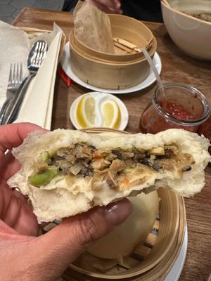 Vegan bánh bao filling   at VietMama in Warsaw