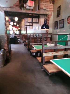 Tables at Comet Ping Pong in Washington