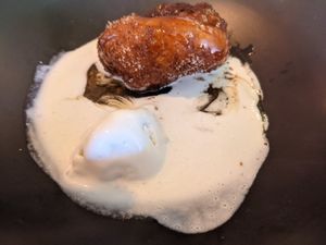 Vegan torrija at WALD in Barcelona