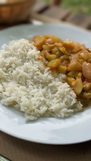 Arroz con basmati at La Real in Valladolid