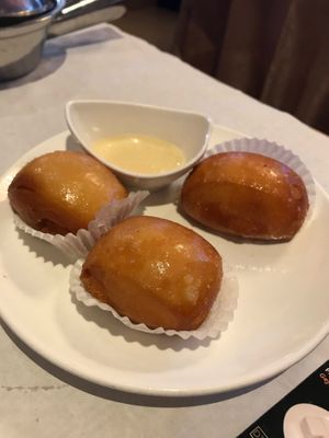 fried mantou (order without dip) #Veganuary at Full Moon City in The Hague