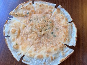 scallion pancake #Veganuary at Full Moon City in The Hague